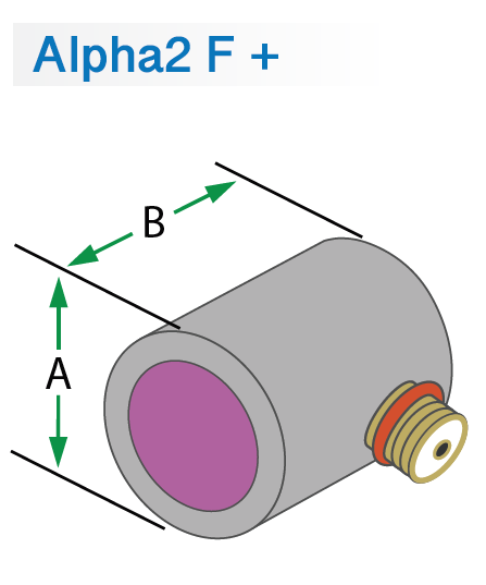 Sensor Networks Alpha2 F Plus Small Single Element Thickness Transducer