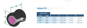 Sensor Networks Model CR Contact Transducer - 1 MHz