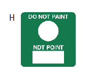 NDT Inspection Point Labels – Splitter NDT Inc.