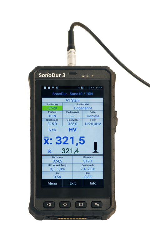 NewSonic SonoDur3 Mobile Hardness Tester - Rental