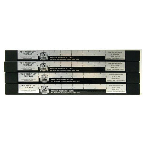 Parker TB-10S-4 Magnetic Weight Lift Test Bar (set of 4)