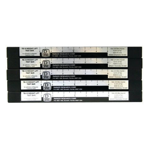 Parker TB-10S-5 Magnetic Weight Lift Test Bar (set of 5)