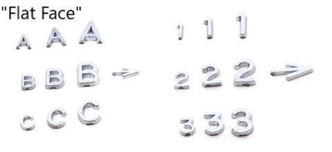 Lead Numbers and Letters (pack of 100)
